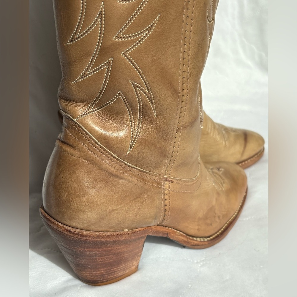 Dingo Acme vintage 70’s retro style western cowboy boots leather womens sz 7 - Picture 6 of 10